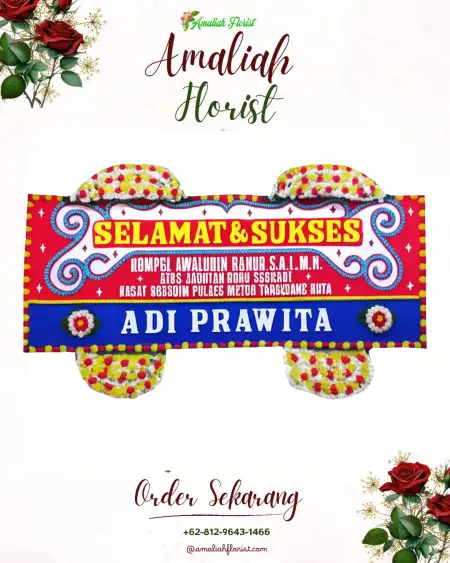 Papan Bunga Ucapan Selamat Calingcing